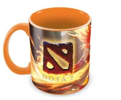 Лот: 10567070. Фото: 1. Кружка Dota 2 004012005 Оранжевая. Другое (коллекционирование, моделизм)