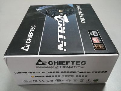Лот: 5161656. Фото: 1. Блок питания 850Вт Chieftec BPS-850C2... Корпуса, блоки питания