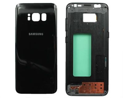 Лот: 20730610. Фото: 1. Корпус Samsung Galaxy S8 - Чёрный... Корпуса, клавиатуры, кнопки