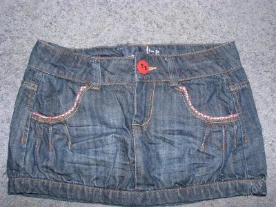 Лот: 2856072. Фото: 1. Юбка джинс. DENIM 42разм. Юбки