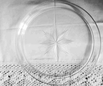 Лот: 9865222. Фото: 1. Старинное стеклянное блюдо. 1930-х... Предметы интерьера и быта