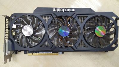 Лот: 20734659. Фото: 1. Видеокарта Gigabyte GTX-770 2Gb. Видеокарты