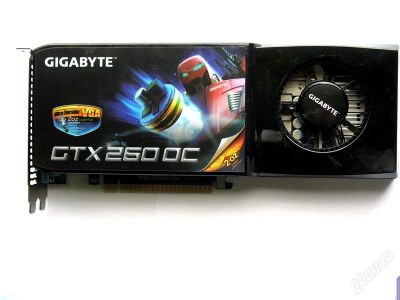 Лот: 1286423. Фото: 1. GeForce GTX260 OC Edition gigabyte. Видеокарты