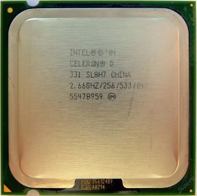 Лот: 2498544. Фото: 1. Процессор Intel Celeron D331 2... Процессоры