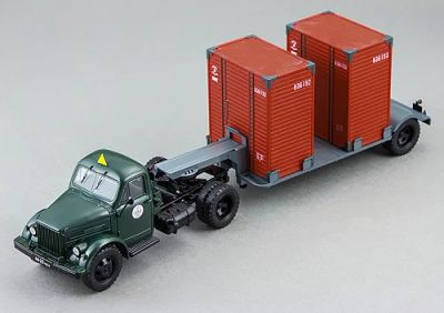 Лот: 6174686. Фото: 1. Масштабная модель ГАЗ-51П тягач... Автомоделизм