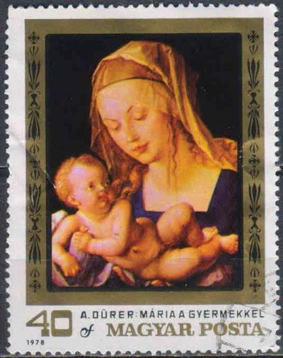 Лот: 25592185. Фото: 1. 1978. Венгрия. Живопись. Марки