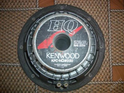 Лот: 1150065. Фото: 1. Сабвуфер Kenwood KFC-HQW250 (Мертвый... Сабвуферы