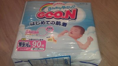 Лот: 4950105. Фото: 1. Подгузники Goon Newborn (до 5... Детская гигиена