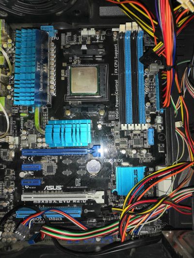 Лот: 17948321. Фото: 1. Процессор AMD FX-8350 + asus m5... Процессоры
