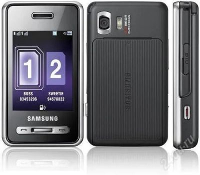 Лот: 1338638. Фото: 1. Samsung D980 Duos. Кнопочные мобильные телефоны