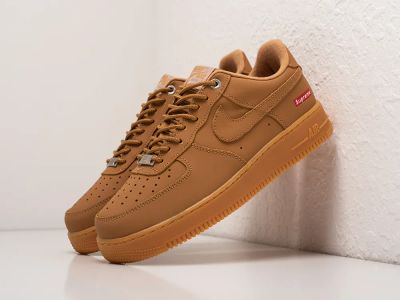 Лот: 20680371. Фото: 1. Кроссовки Supreme x Nike Air Force... Кеды, кроссовки, слипоны