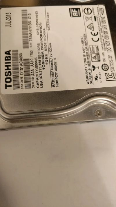 Лот: 19856742. Фото: 1. TOSHiBA HDD 3,5", sata-3, 6.0... Жёсткие диски (HDD)