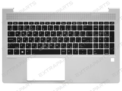 Лот: 25668393. Фото: 1. Топ-панель HP ProBook 450 G9 серебряная... Клавиатуры для ноутбуков