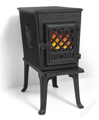 Лот: 1576290. Фото: 1. Чугунная дровяная печь JOTUL F... Отопительные котлы, печи