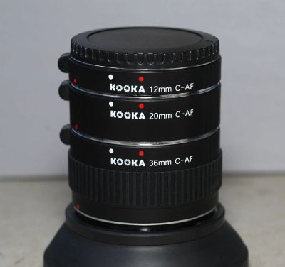 Лот: 11872293. Фото: 1. макрокольца с контактам Canon... Кольца переходные и макро