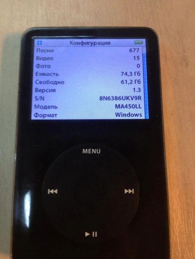 Лот: 3041399. Фото: 1. Apple iPod classic 5th Generation... Плееры