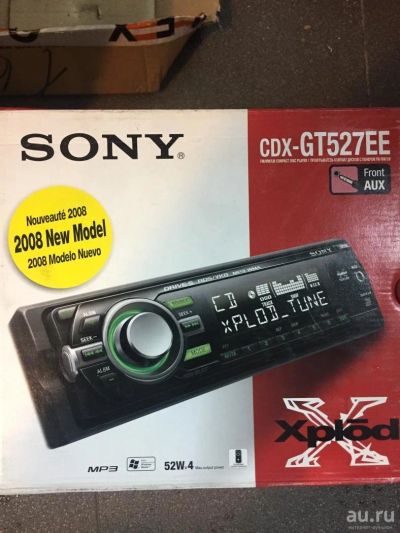 Лот: 8690784. Фото: 1. Ресивер Sony CDX-GT527EE мафчик... Автомагнитолы