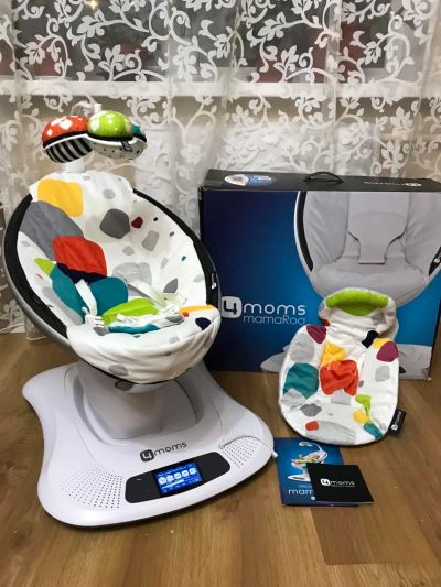 Лот: 10478665. Фото: 1. 4Moms MamaRoo 3.0 кресло качалка. Другое (дети растут)