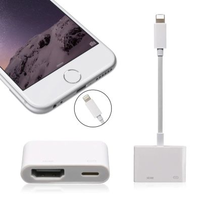 Лот: 12699430. Фото: 1. Адаптер Lightning - HDMI + зарядка. Шлейфы, кабели, переходники