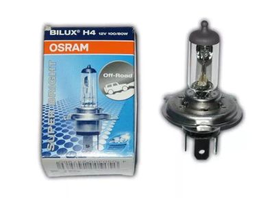 Лот: 16269032. Фото: 1. Лампа H4 OSRAM 12V 100/80W Р-43t... Оптика и освещение