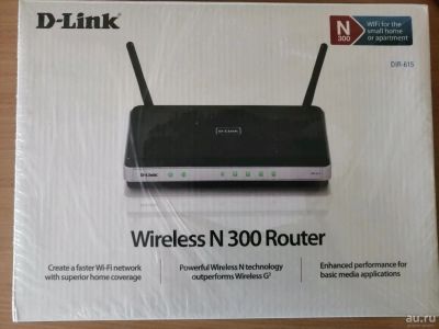 Лот: 13480983. Фото: 1. WiFi роутер d-link dir 615. Маршрутизаторы (роутеры)