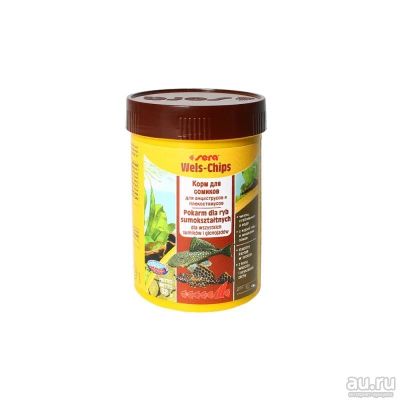 Лот: 10400578. Фото: 1. Корм sera wels-chips для анциструсов... Корма