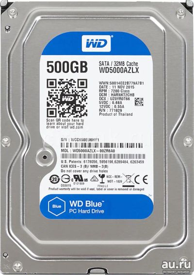 Лот: 13244743. Фото: 1. Western Digital WD Blue Desktop... Жёсткие диски (HDD)