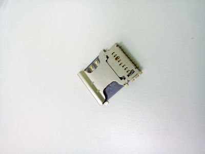 Лот: 12309464. Фото: 1. Коннектор SIM+MMC Samsung i8552... Шлейфы, разъёмы