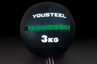 Лот: 25047026. Фото: 1. Набивной мяч BLK 3кг YouSteel. Фитнес, аэробика и гимнастика