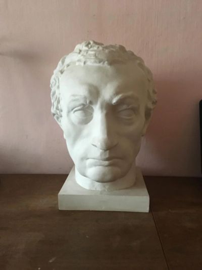 Лот: 11573343. Фото: 1. Гипсовая голова Геттамелата (Донателло... Другое (предметы интерьера)