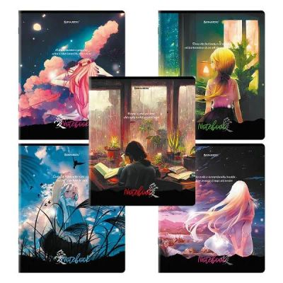 Лот: 24463118. Фото: 1. Тетради Brauberg Дэк: Anime Dreams... Тетради, альбомы