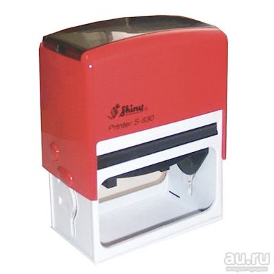 Лот: 13991657. Фото: 1. SHINY S-830 (75 x 38 мм) цвет... Печати, штампы, оснастки