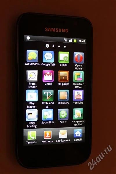 Лот: 2133565. Фото: 1. Samsung GT-i9003 Galaxy S scLCD. Смартфоны