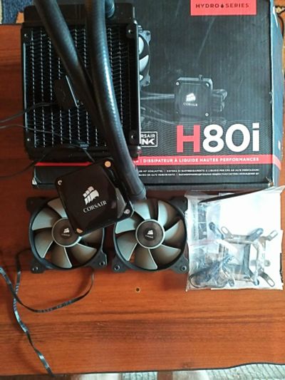 Лот: 15785673. Фото: 1. Corsair h80i. Системы охлаждения
