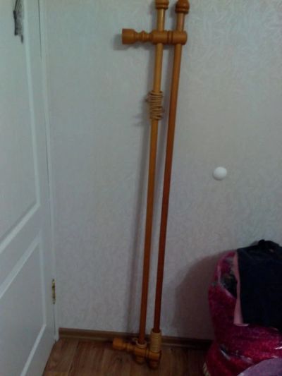 Лот: 7204426. Фото: 1. Гардина деревянная, 165 см, новая... Карнизы и аксессуары для штор