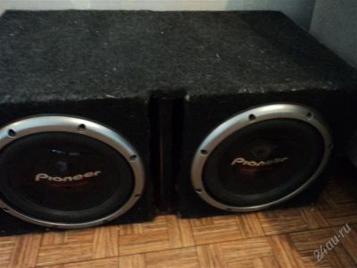 Лот: 1241393. Фото: 1. Срочно продам pioneer ts-w308d4... Сабвуферы