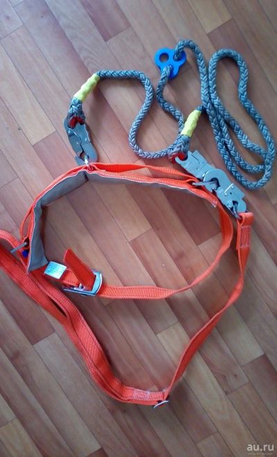 Лот: 13829101. Фото: 1. Пояс предохранительный, пояс монтажный. Другое (спецодежда, сиз, пожарное оборудование)