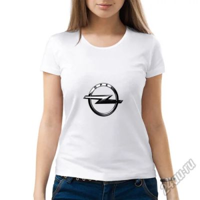Лот: 5725682. Фото: 1. Женская футболка хлопок "Opel... Футболки, топы и майки
