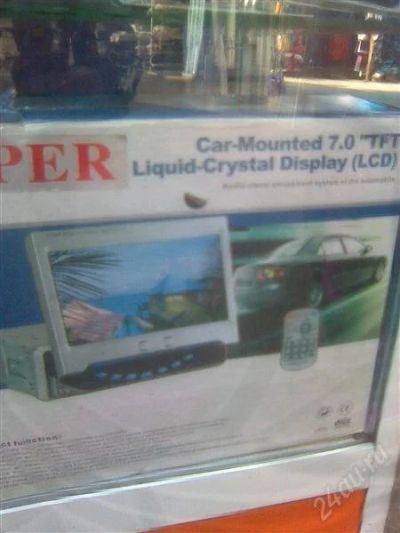Лот: 1054130. Фото: 1. Телевизор в машину новый. Мониторы, DVD