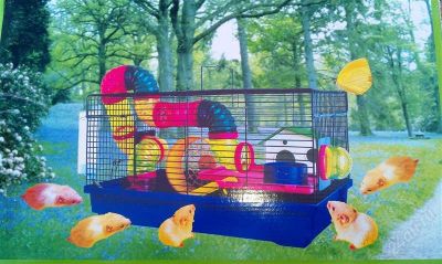 Лот: 1541452. Фото: 1. Клетка для хомяка. Домики, переноски, клетки, когтеточки