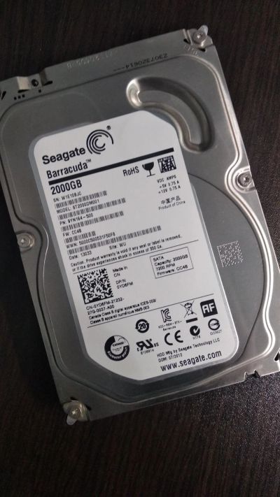 Лот: 12644706. Фото: 1. Seagate Barracuda ST2000DM001... Жёсткие диски (HDD)