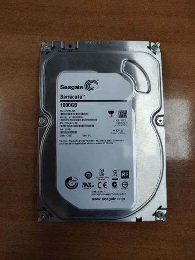 Лот: 15593635. Фото: 1. Жесткий диск HDD 3,5" 1Tb Seagate... Жёсткие диски (HDD)