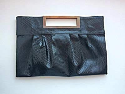 Лот: 5065887. Фото: 1. Клатч черный. Сумки