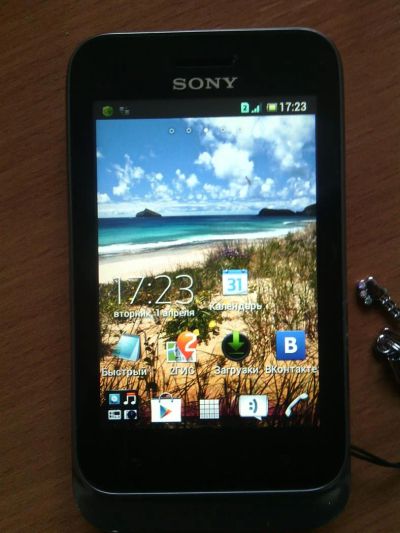 Лот: 3919777. Фото: 1. Продам смартфон Sony Xperia Tipo... Смартфоны