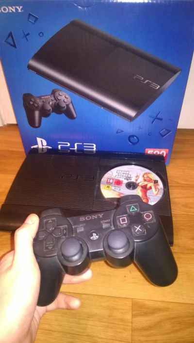 Лот: 6834150. Фото: 1. Sony PlayStation 3 Super Slim... Игровые приставки, консоли
