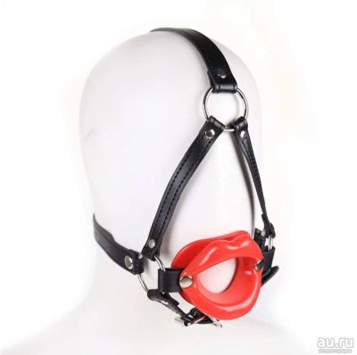 Лот: 13657228. Фото: 1. Открытый кляп Black-Red. Эротическое бельё
