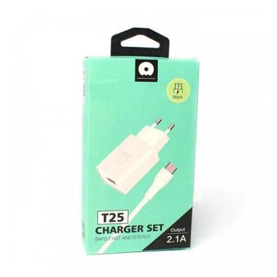 Лот: 22150625. Фото: 1. СЗУ WUW T-25 1*USB 2.1A + Micro... Зарядные устройства, блоки питания, адаптеры сетевые для смартфонов