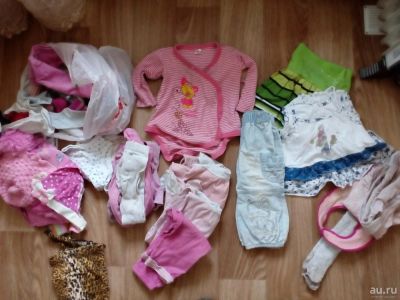 Лот: 9083282. Фото: 1. Пакет б/у одежды для девочек... Одежда для дома