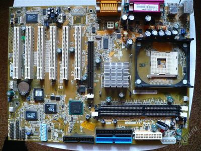Лот: 1263784. Фото: 1. Материнская плата ASUS P4B266. Материнские платы