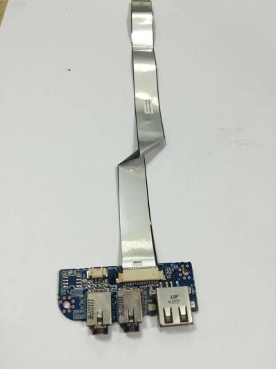 Лот: 9514631. Фото: 1. Плата Аудио+USB для ноутбука DNS... Платы расширения, контроллеры, доп. порты